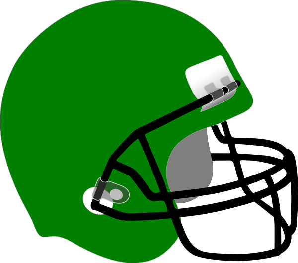 600x529 Green Clipart Football Helmet