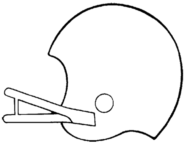650x511 Drawn Football Football Helmet