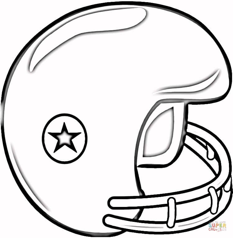 750x766 Football Helmet Coloring Page Free Printable Coloring Pages