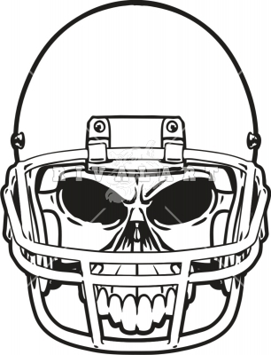 306x400 Graphics For Football Helmet Skull Graphics