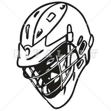 361x361 Drawn Helmet Lacrosse