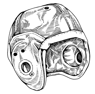 400x399 Check Out The Football Helmets Of Yesteryear