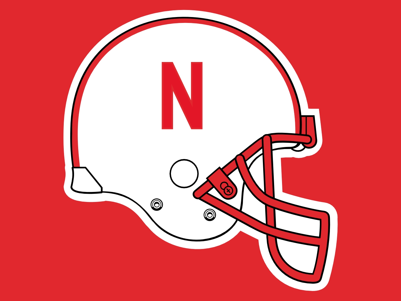 1365x1024 Nebraska Football Helmet Clip Art