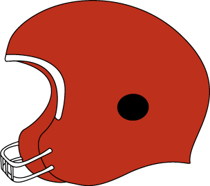 304x270 Red Football Helmet Clip Art