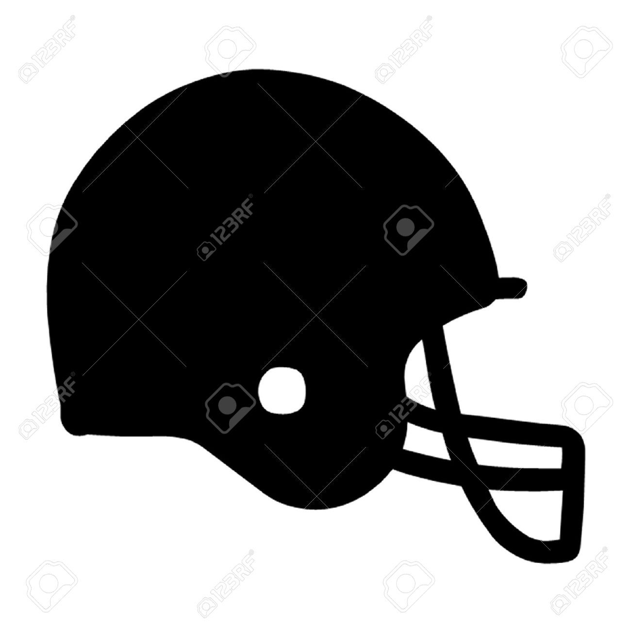 1300x1300 Football Helmet Outline Clipart