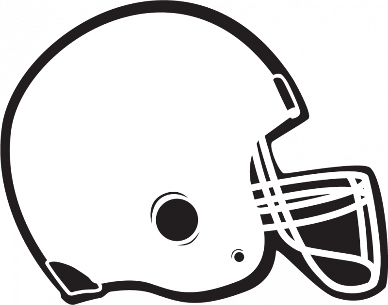 800x630 Football Outline Football Helmet Outline Clipart