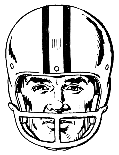 461x600 Image Of Football Outline Clipart