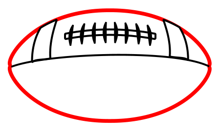 450x275 Football Outline Football Helmet Clipart
