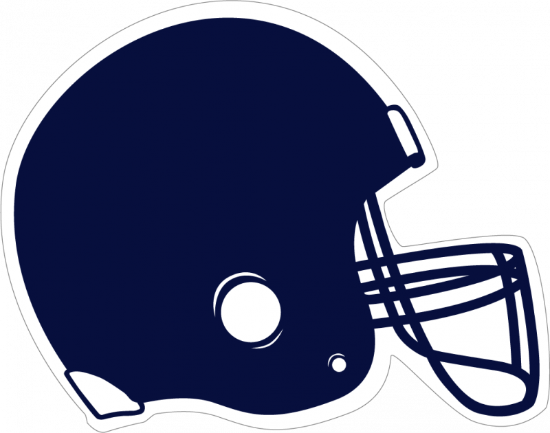 800x630 Football Clipart Navy Blue