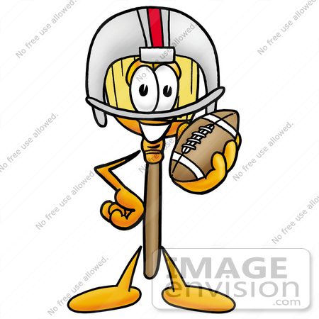 450x450 Clip Art Graphic Of A Straw Broom Cartoon Character In A Helmet