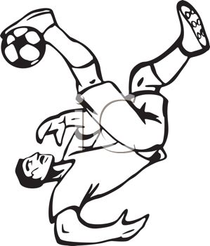 299x350 Football Player Clipart Black And White Kids