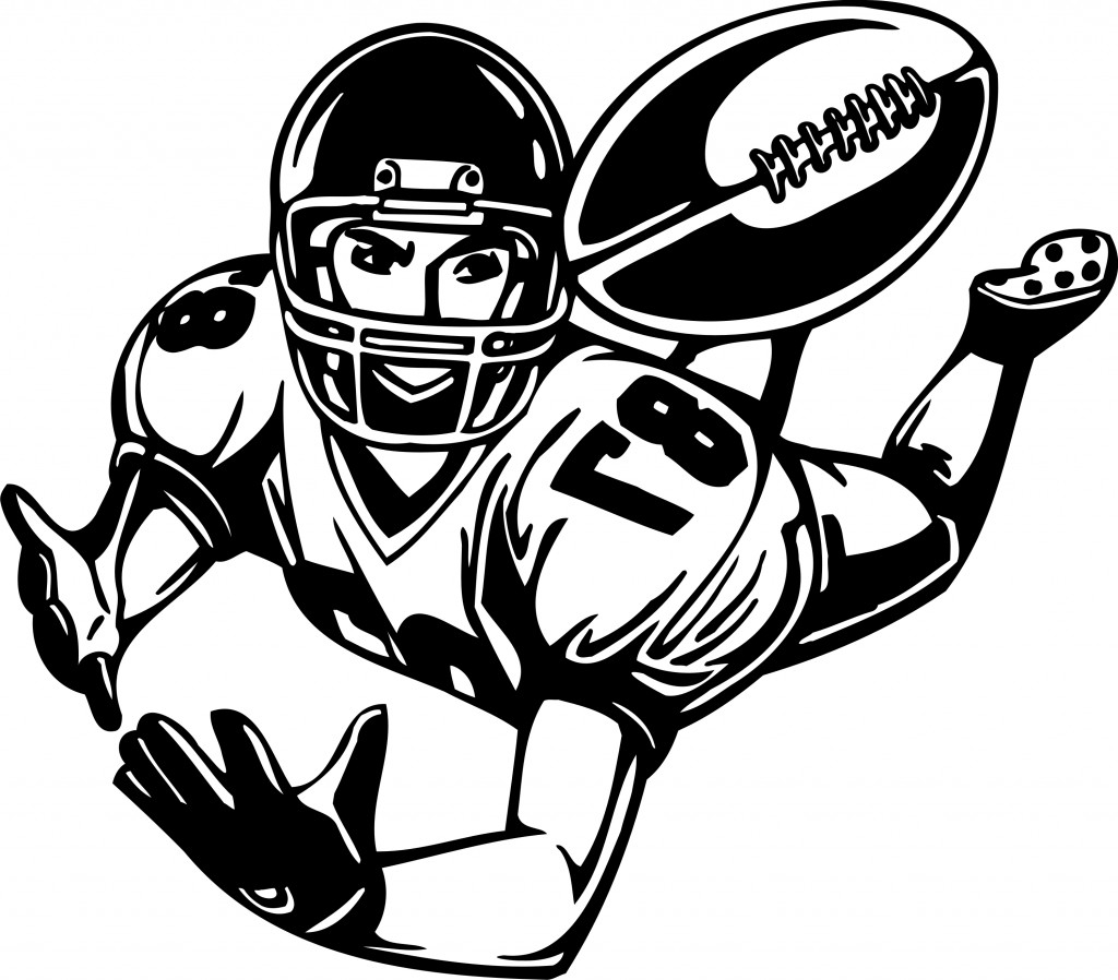 1024x898 Football Player Clipart 2