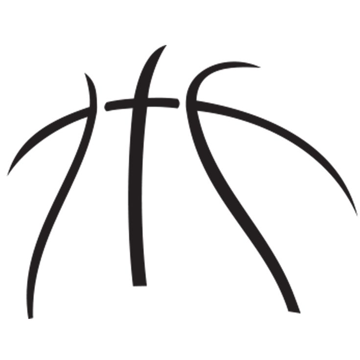 736x736 Basketball Laces Clipart