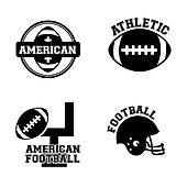 170x170 Football Laces Vector Clip Art