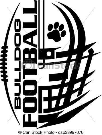 356x470 Bulldog Clipart Football Lace