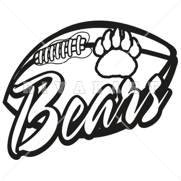 361x361 Bear With Football Logos Images