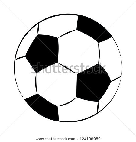 450x470 Football Outline Clipart 5