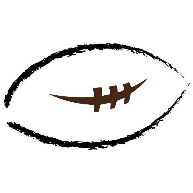 660x660 Football Outline Clipart