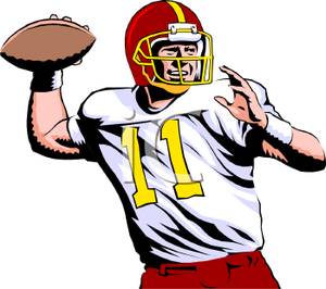 300x266 Football Player Clip Art Free Clipart Images Image