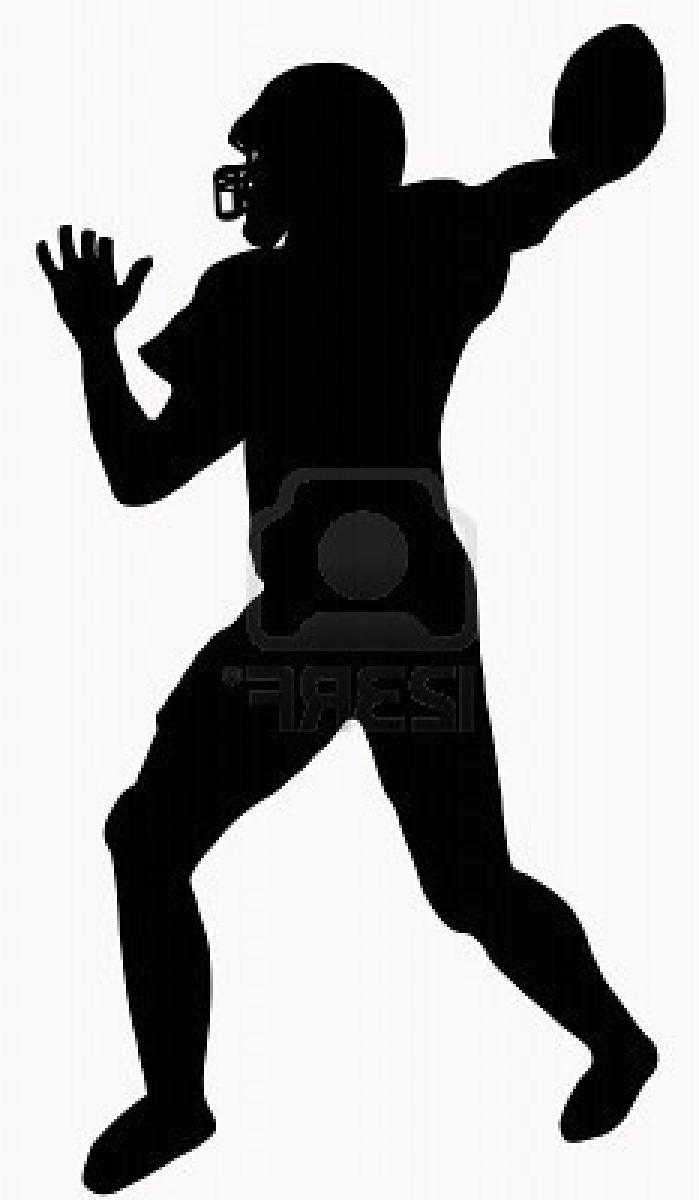 699x1200 Unique Flag Football Silhouette Free Clipart Images Design