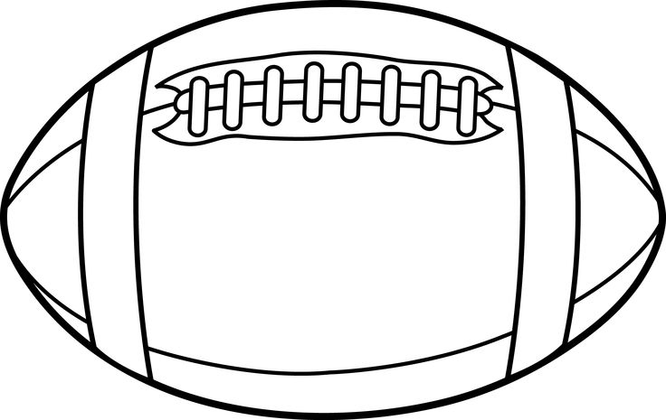 736x465 Football Outline Clipart 2