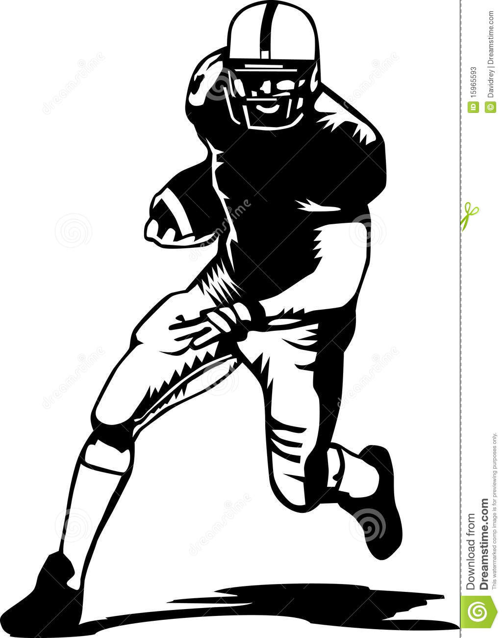 1028x1300 Vintage Football Player Clipart