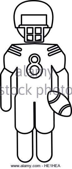 231x540 Drawing American Football Player Helmet Stock Photos Amp Drawing