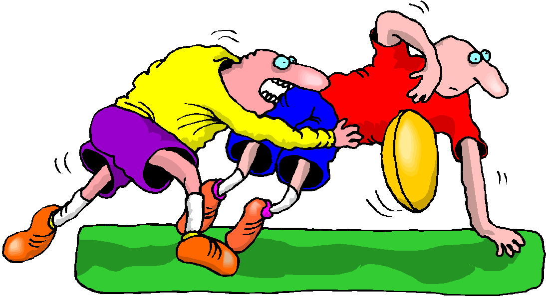 Football Player Tackling Clipart | Free download on ClipArtMag