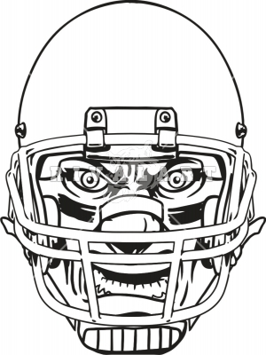 300x400 Mean Football Player Clip Art Cliparts