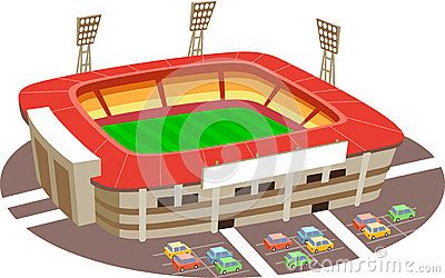400x250 Stadium Clipart
