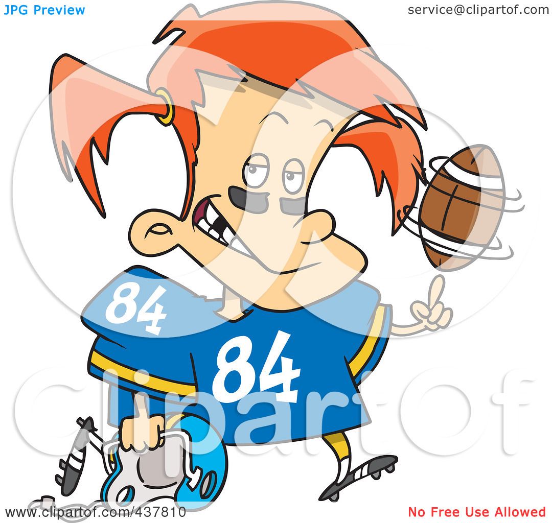 1080x1024 Royalty Free (Rf) Clip Art Illustration Of A Football Player