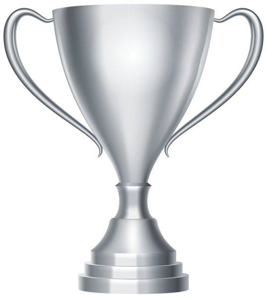 538x600 Silver Trophy Cup Award Transparent Png Clip Art Image Clipart