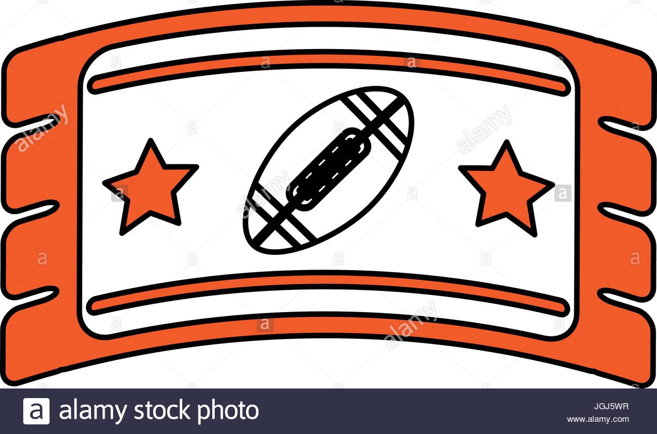 1300x858 Football Ticket Vector Illustration Stock Vector Art