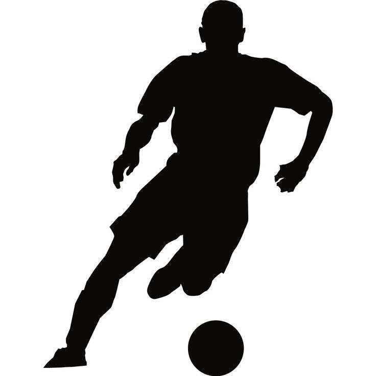 Footballer Silhouette | Free download on ClipArtMag