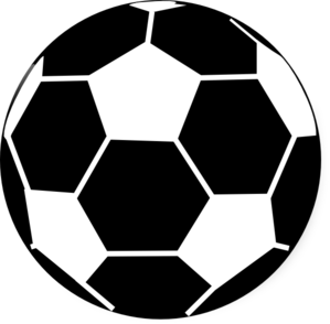 299x294 Football Clipart Black And White