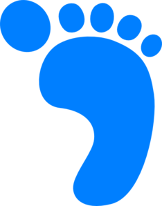 234x298 Right Baby Footprint Clip Art