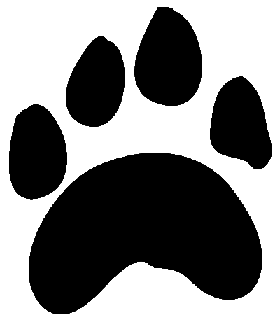 400x457 Footprint Clipart Panda