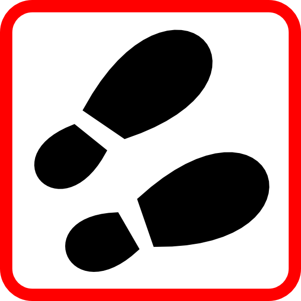 600x600 Footprint Clip Art