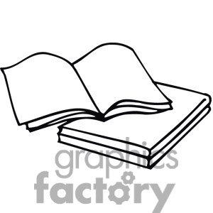300x300 School Books Clipart Black And White Clipart Panda