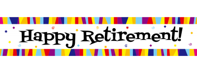 400x150 Happy Retirement Clip Art
