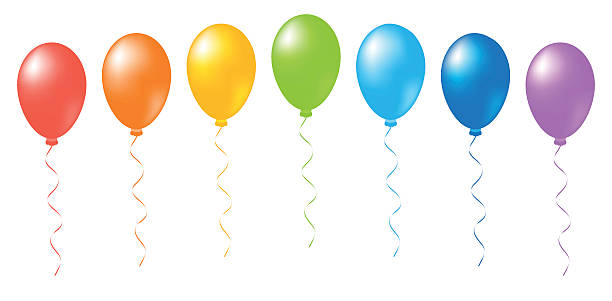 612x301 Balloon Clipart Rainbow