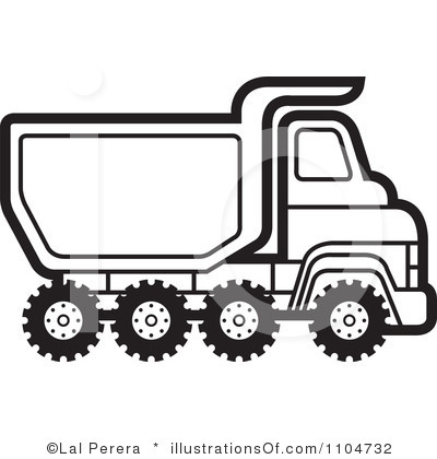 400x420 Pickup Truck Black And White Clipart