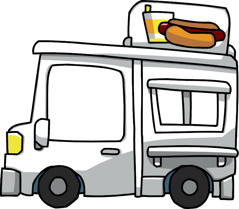 797x695 Food Truck Clipart