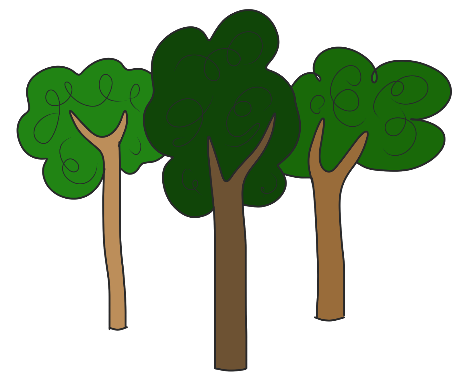 1600x1327 Forest Clip Art Inderecami Drawing
