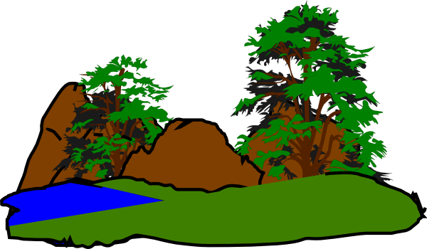 600x350 Green Forest Clip Art