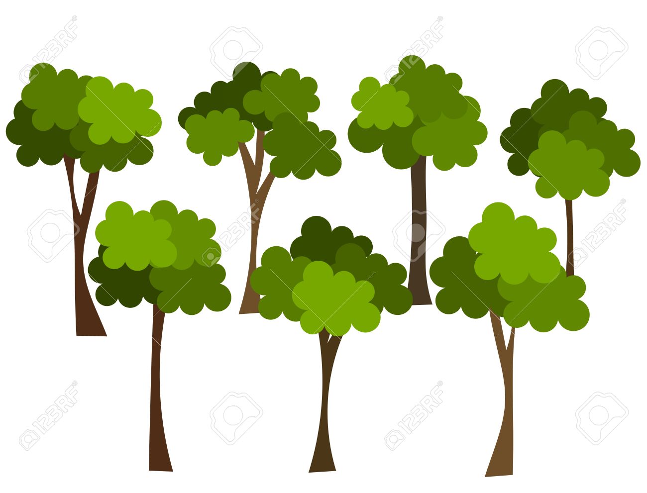 1300x991 Forest Clipart Group Tree