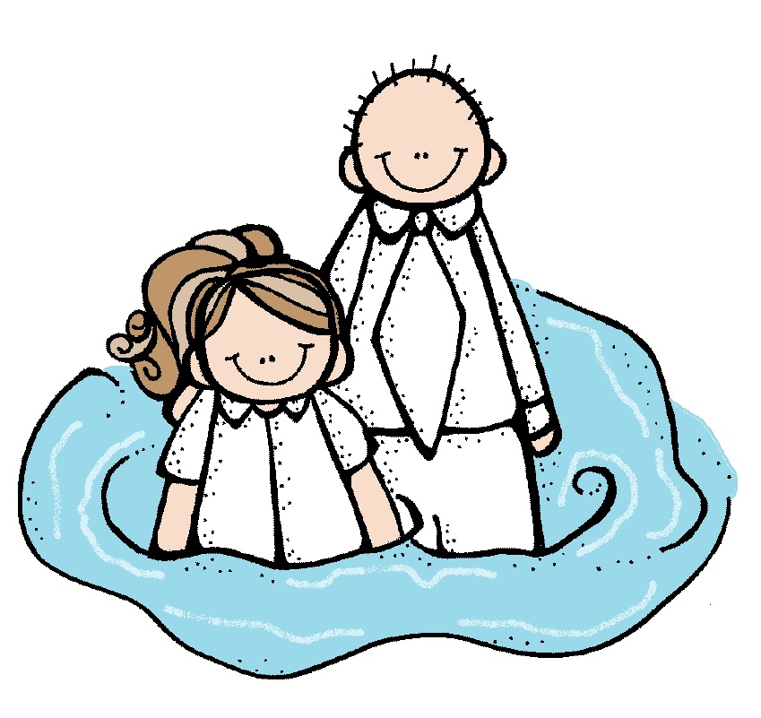 849x801 Lds Baptism Clipart