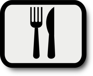 298x243 Fork Knife Clip Art