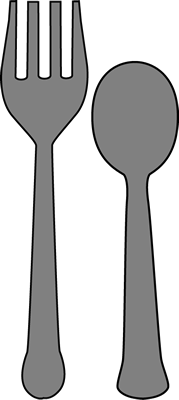 179x400 Fork And Spoon Clip Art