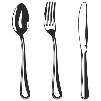 400x400 Silverware Clip Art